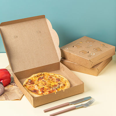 van het het Vaatwerkdouane Gedrukte Karton van 9 10 12inch Biologisch afbreekbare Beschikbare de Pizzadoos