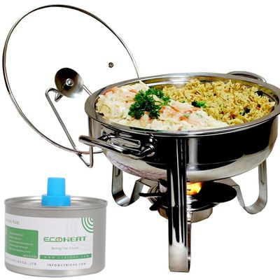 Chafing van de de Keuken kan de Kokende Wiek van 7oz 8hr Brandstof van het het Voedselverwarmingstoestel van het Brandstof Regelbare Buffet