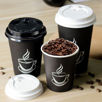 2.5oz de douane drukte de Zwarte Beschikbare Koppen van de de Koffie Enige Muur van Koffiekoppen 8oz
