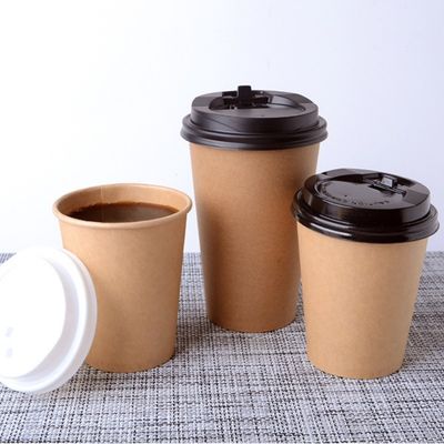 8 ons de Biologisch afbreekbare Beschikbare Document het Document van Koppenkraftpapier Enige Koppen van de Muurkoffie