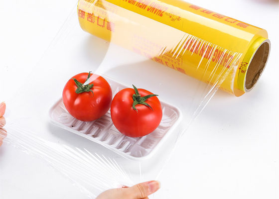 45cm klampt 50cm Vers Voedselpvc zich Omslag Plastic Biologisch afbreekbare Film voor Voedsel Verpakking vast