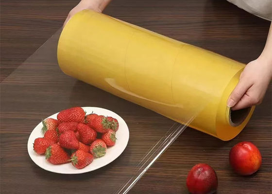 45cm klampt 50cm Vers Voedselpvc zich Omslag Plastic Biologisch afbreekbare Film voor Voedsel Verpakking vast