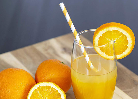 7.75in Partij Duurzaam Document het Drinken Stro Kleurrijk Biologisch afbreekbaar Stro voor Hete Dranken