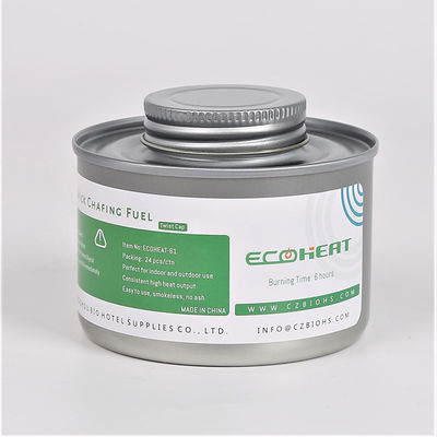 24pcs de Wiekchafing van de 6 Uur de Kokende Brandstof Vloeibare Brandstof van de Schotelbrandstof voor Chafing Schotel