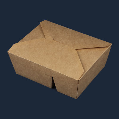 Het beschikbare Compartiment haalt Vakje Voedsel Verpakkingskraftpapier Document Lunchvakjes weg Om mee te nemen