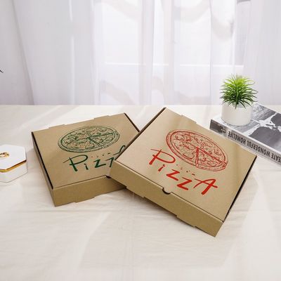van het het Vaatwerkdouane Gedrukte Karton van 9 10 12inch Biologisch afbreekbare Beschikbare de Pizzadoos