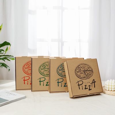 van het het Vaatwerkdouane Gedrukte Karton van 9 10 12inch Biologisch afbreekbare Beschikbare de Pizzadoos