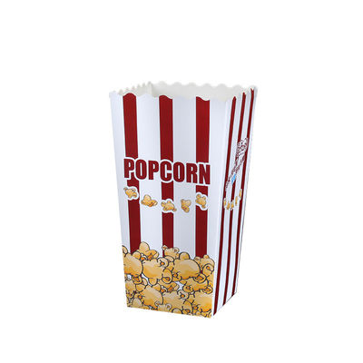 CMYK-Open de Popcorn Verpakkende Doos van het Goudklompjes Biologisch afbreekbare Beschikbare Vaatwerk