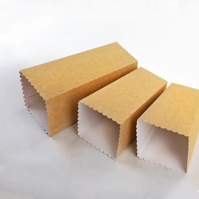 CMYK-Open de Popcorn Verpakkende Doos van het Goudklompjes Biologisch afbreekbare Beschikbare Vaatwerk