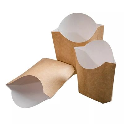 220gsm beschikbare het Document van Pantone Pe Met een laag bedekte Kraftpapier Frietenaardappel Chips Box Packaging