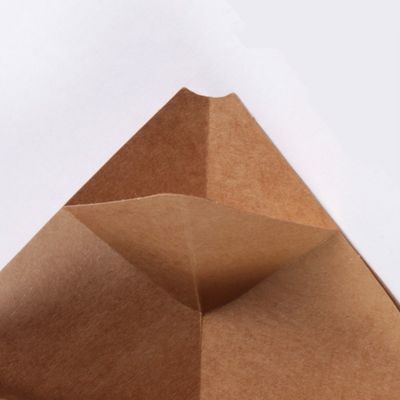 Pe Met een laag bedekt Frietendocument Beschikbaar het Document van Kraftpapier van Kegelkoppen Vakje met Saus