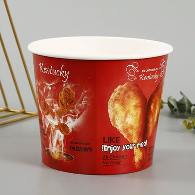 van het de Drank de Biologisch afbreekbare Beschikbare Vaatwerk van 32oz 46oz 48oz Popcorn Fried Chicken Bucket