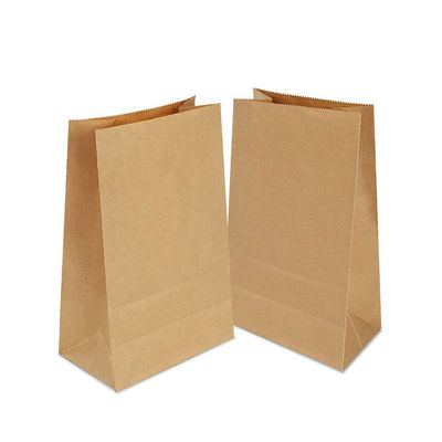 Het Document van het het Vaatwerksuikergoed van kraftpapier Biologisch afbreekbare Beschikbare Zak zonder Handvat BSCI