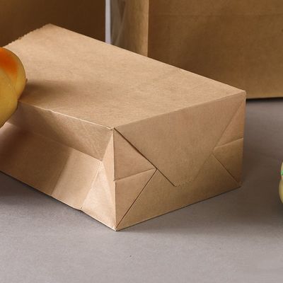 Het Document van het het Vaatwerksuikergoed van kraftpapier Biologisch afbreekbare Beschikbare Zak zonder Handvat BSCI