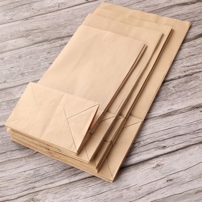 Het Document van het het Vaatwerksuikergoed van kraftpapier Biologisch afbreekbare Beschikbare Zak zonder Handvat BSCI