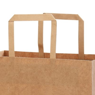 de Biologisch afbreekbare Beschikbare Zakken van het het Vaatwerk Pakpapier van 250gsm 300gsm met Handvatten