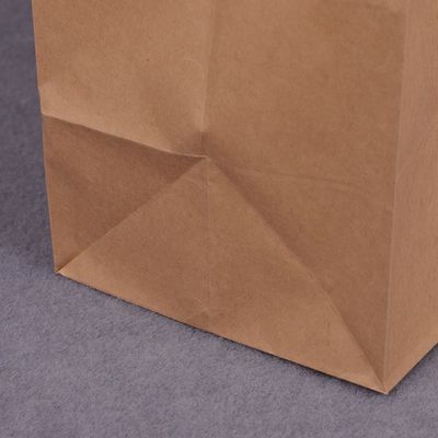 Gerecycleerde 4LBS-het Voedsel van de Matrijzenbesnoeiing Verpakkingsdocument de Gift van het Zakhandvat het Winkelen Zak 150GSM