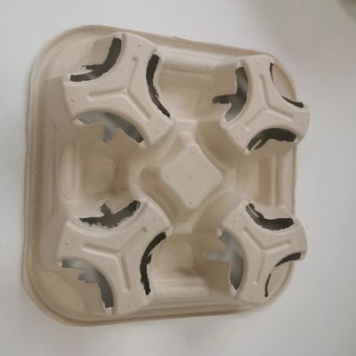 Plastic Vrij Biologisch afbreekbaar Bagassevaatwerk 2 4 Kop 28g neemt Document Kopdrager