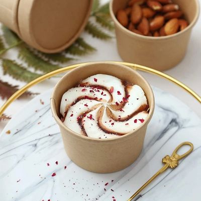 4oz aan 32oz-het Roomijskop van het Yoghurt Biologisch afbreekbare Beschikbare Vaatwerk Verpakking