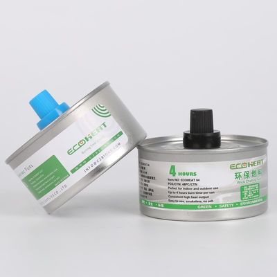 4H de Wiekchafing van het voedselmateriaal Brandstof de Rookloze Chafing Blikken van de Schotelbrander voor Hotel
