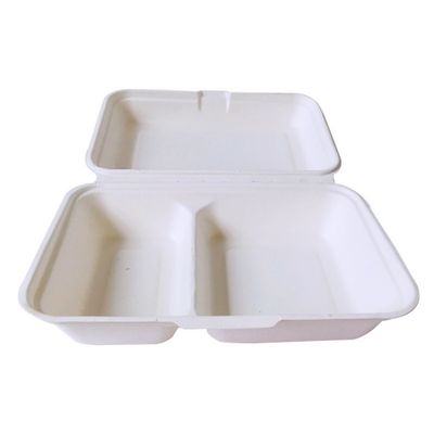 van de het Vaatwerk Composteerbare Partij van 600ml 1000ml van de het Vaatwerkbagasse de Pulplunch Bento Box