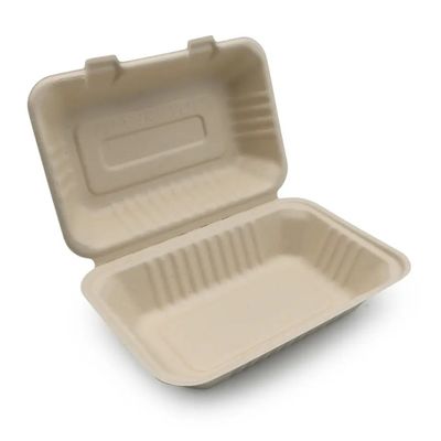 van de het Vaatwerk Composteerbare Partij van 600ml 1000ml van de het Vaatwerkbagasse de Pulplunch Bento Box