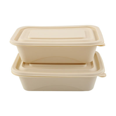 500 600ML Beschikbare Composteerbare van de de Lunchdoos van de Maïszetmeelmaaltijd het Snelle Voedsel Verpakkingsdoos