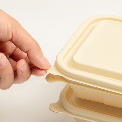500 600ML Beschikbare Composteerbare van de de Lunchdoos van de Maïszetmeelmaaltijd het Snelle Voedsel Verpakkingsdoos