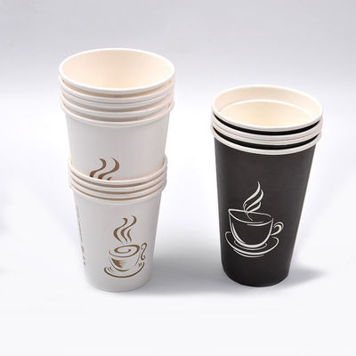 Het Drinken van douanelogo disposable paper cups hot de Koppen van de Thee12oz 360ml Koffie met Deksels