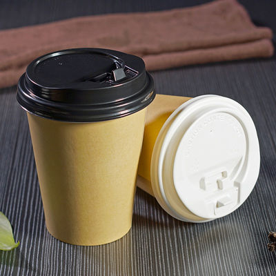 Het Drinken van douanelogo disposable paper cups hot de Koppen van de Thee12oz 360ml Koffie met Deksels