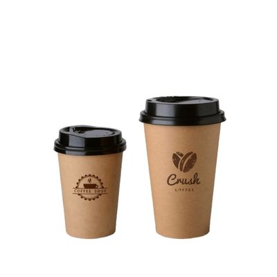 8 ons de Biologisch afbreekbare Beschikbare Document het Document van Koppenkraftpapier Enige Koppen van de Muurkoffie
