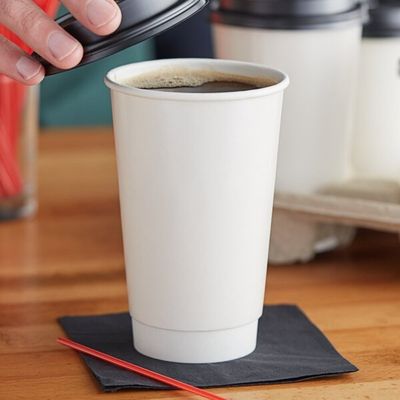 Beschikbare het Document van de de Kop Dubbele Laag van de het Witboekkoffie van 16oz 500cc Kop Voor éénmalig gebruik