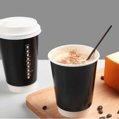 EN13432 beschikbare Document Meeneem de Koffiekoppen van de Koppen400ml 12Oz Douane met Deksel