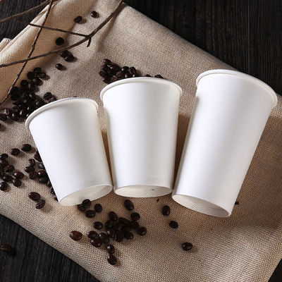 Het Document van de de Soda de Koude Drank van 12OZ 300gsm Beschikbare Deksels van Koppenjuice white paper cups with