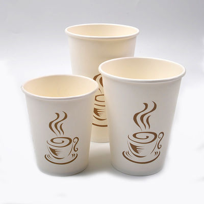 Het Document van de de Soda de Koude Drank van 12OZ 300gsm Beschikbare Deksels van Koppenjuice white paper cups with