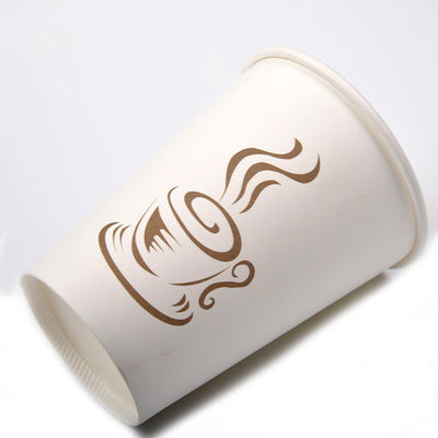 Het Document van de de Soda de Koude Drank van 12OZ 300gsm Beschikbare Deksels van Koppenjuice white paper cups with