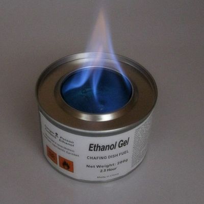 200g Tin Catering Gel Chafing Fuel-Verwarmend de Brandstofgel van het Ethylalcohol Kokend Voedsel